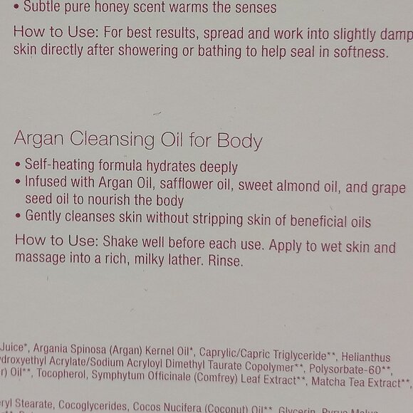 JOSIE MARAN "DECADENT BLISS" NOURISHING ARGAN CLEANSING DAILY BODY OIL UNSCENTED - Picture 8 of 11